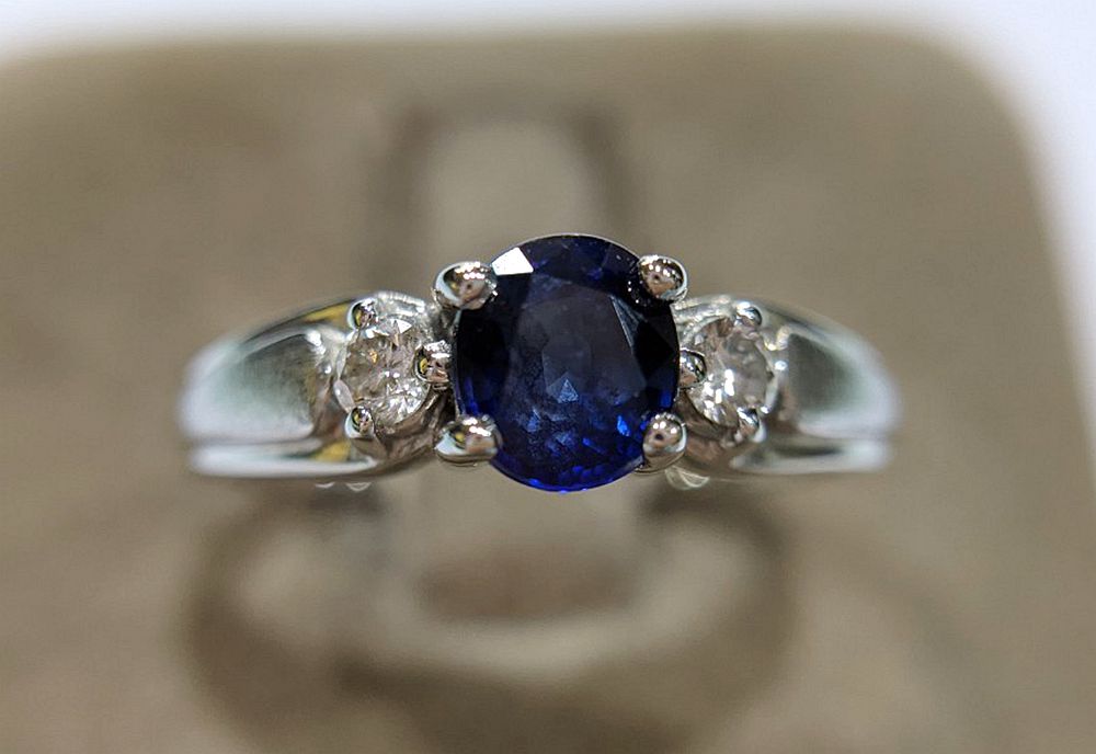 藍寶戒指 $4600 (11516)