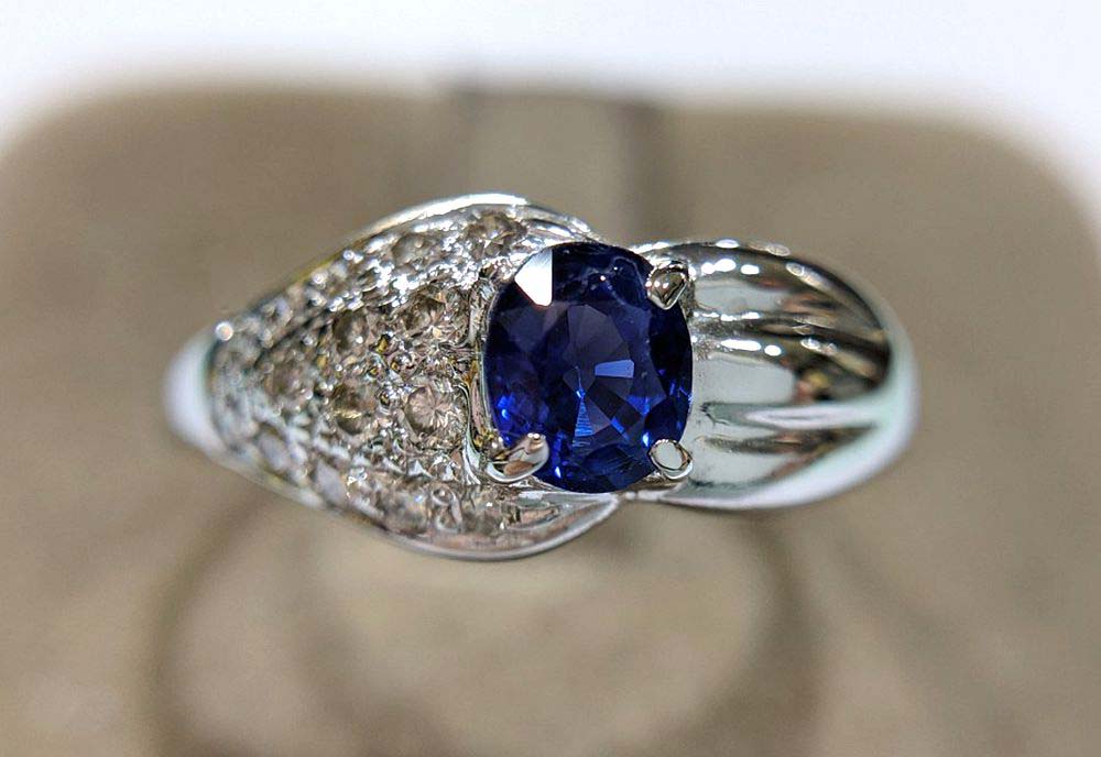 藍寶戒指 $7500 (10604)